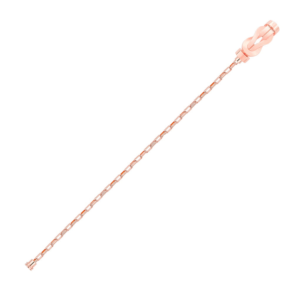 FLD-FRED twisted rope light gold bracelet medium guest version