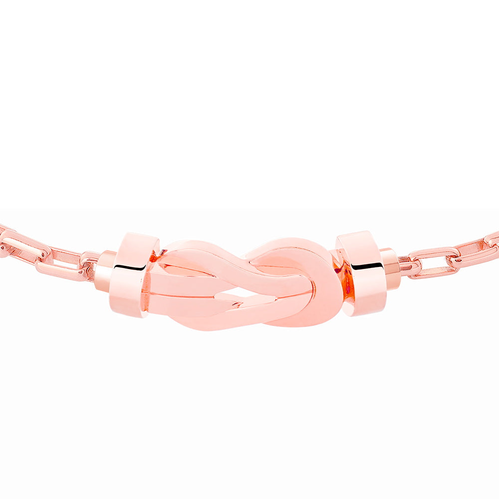 FLD-FRED twisted rope light gold bracelet medium guest version