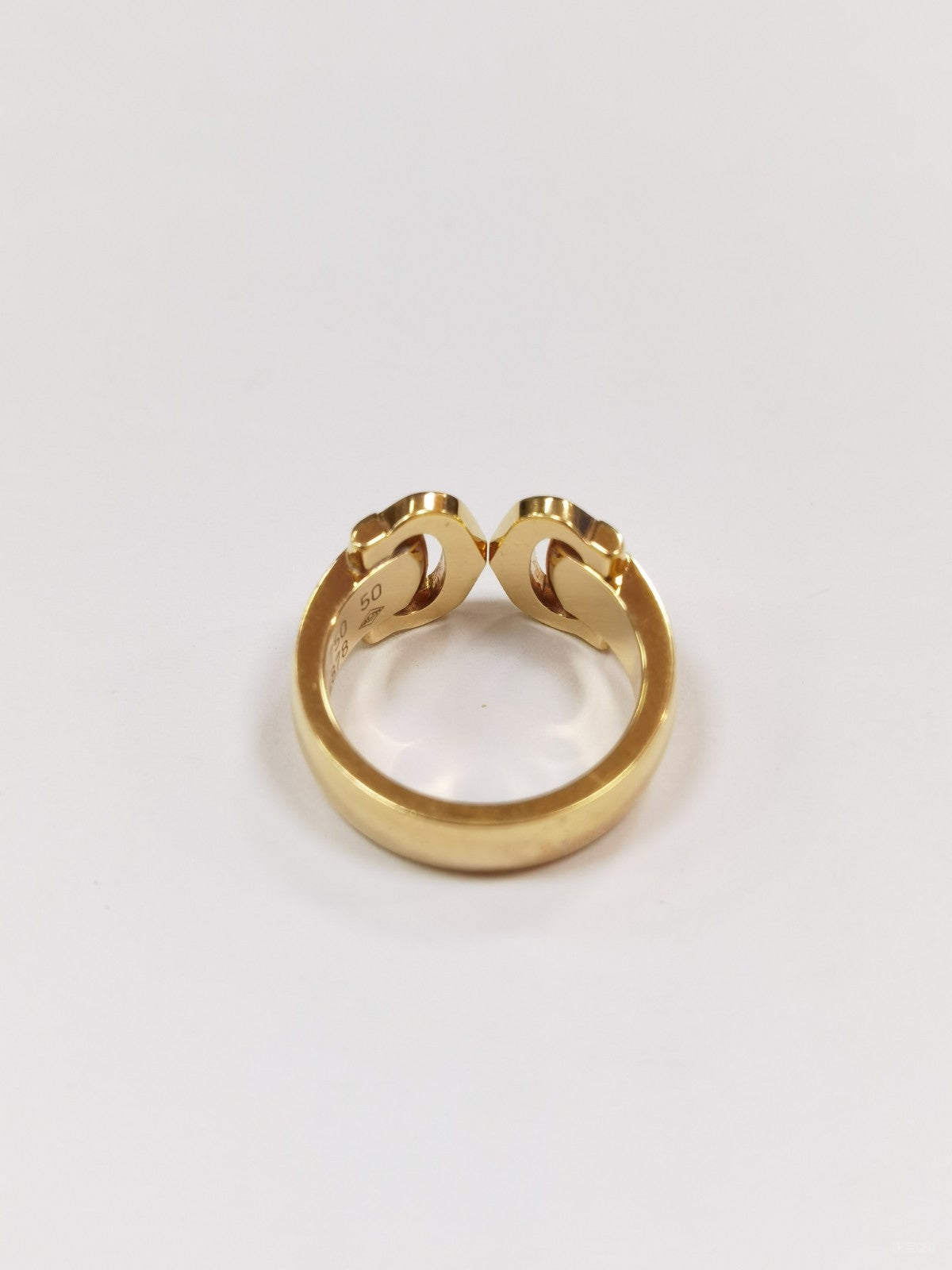 KDY-BA990623 double C light gold ring guest version