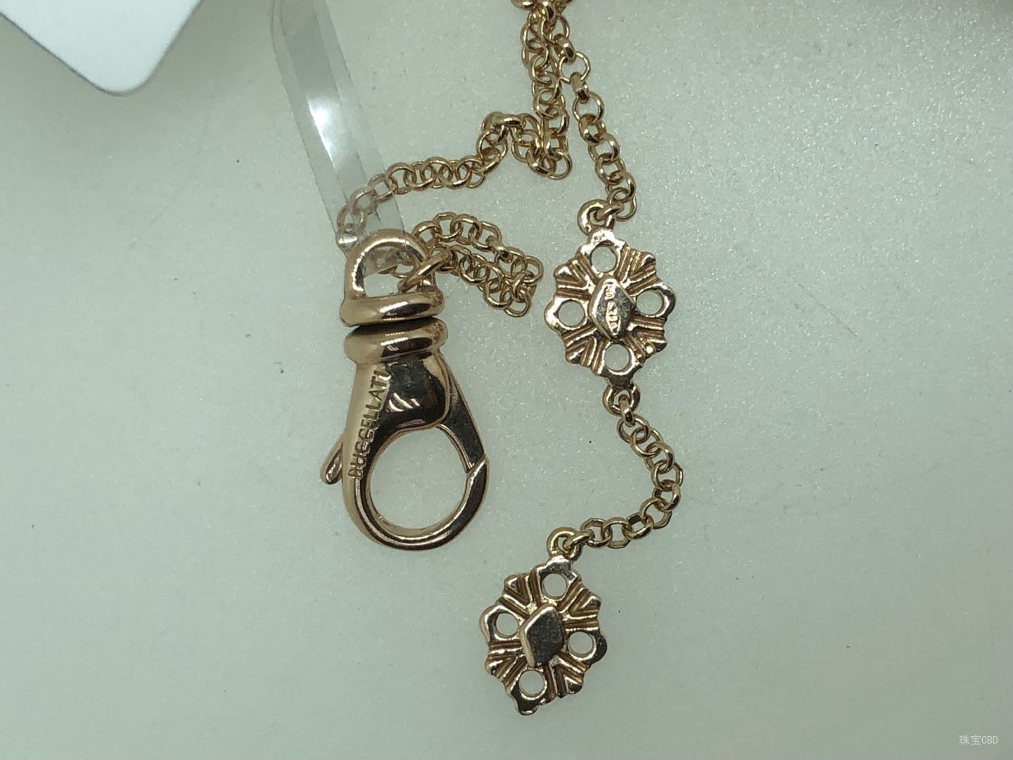 BQLT-gold agate European-style four-leaf clover pendant