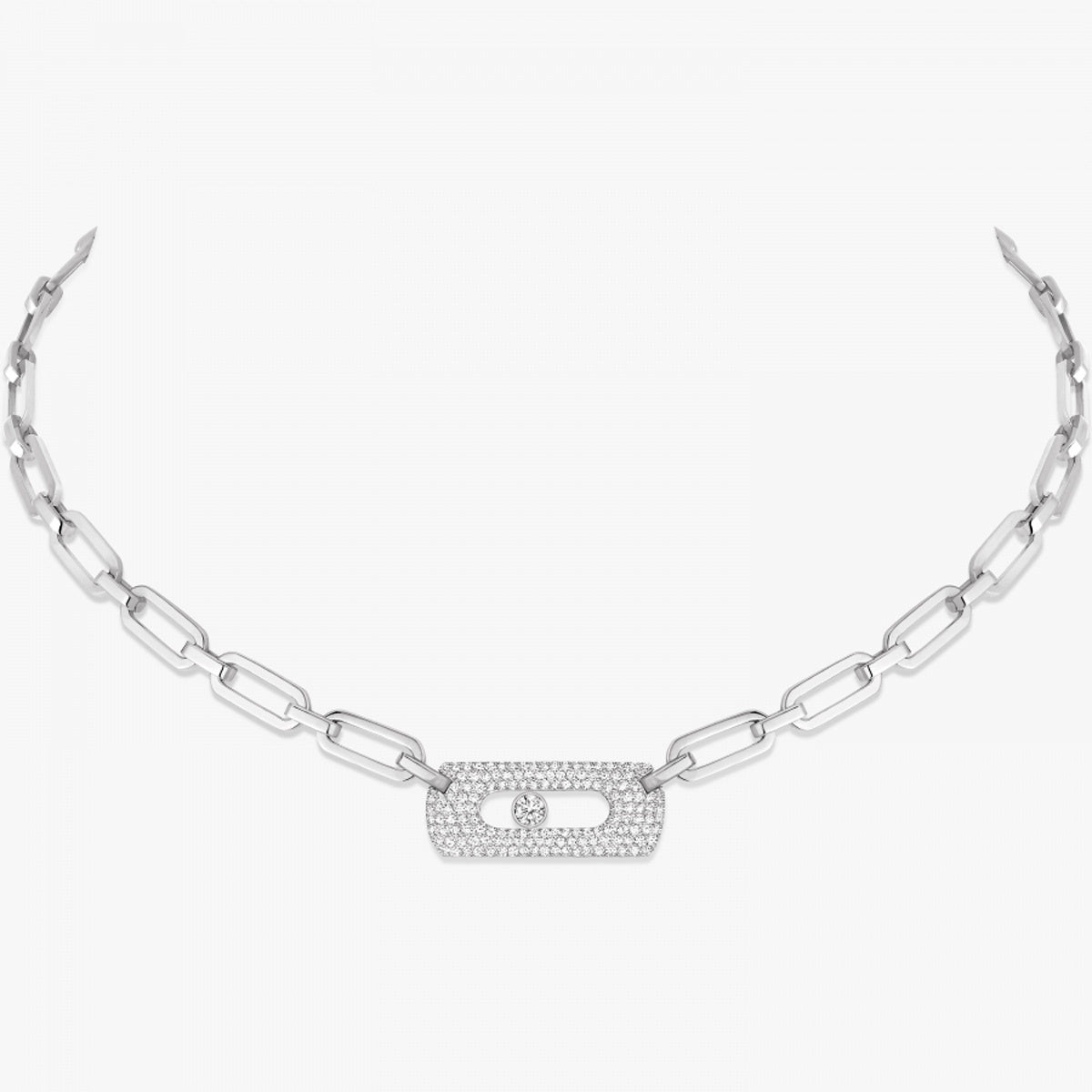 MSK-12095 full diamond movable pendant