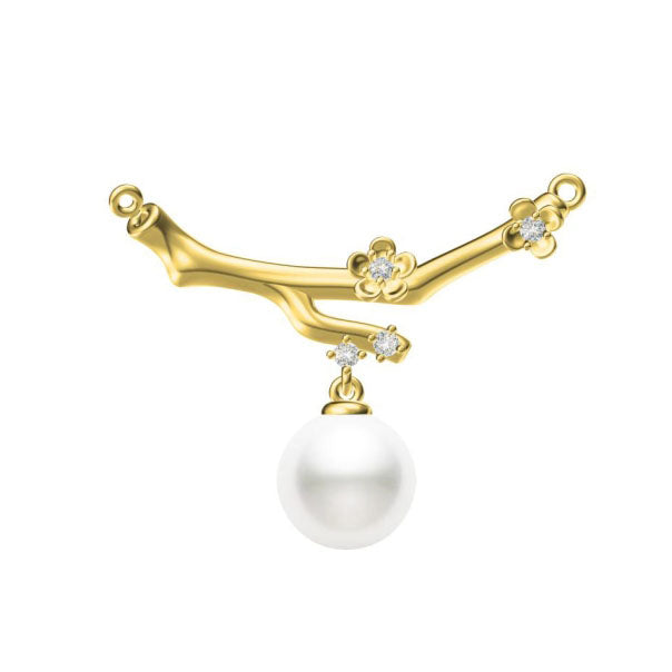 DA-JBDR96730 branch flower bolt chain pendant necklace