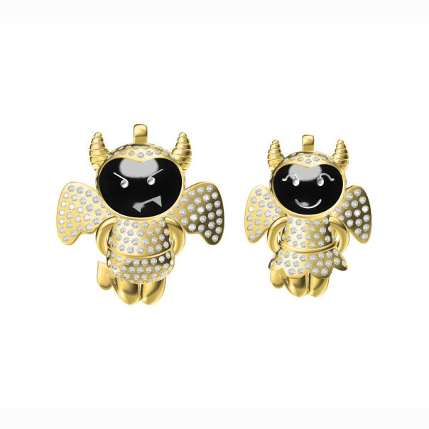 DA-JMZA95943 Couple Happy Ghost Pendant