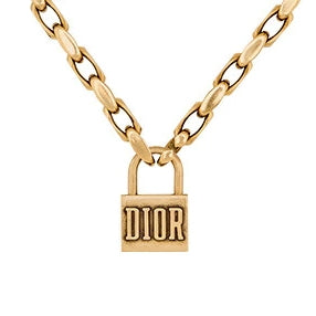 DA-JOSO93735 light gold lock necklace