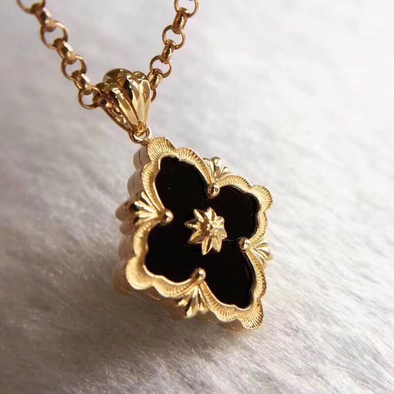 BQLT-QW8789650 European-style four-leaf clover pendant (width 15.5mm)