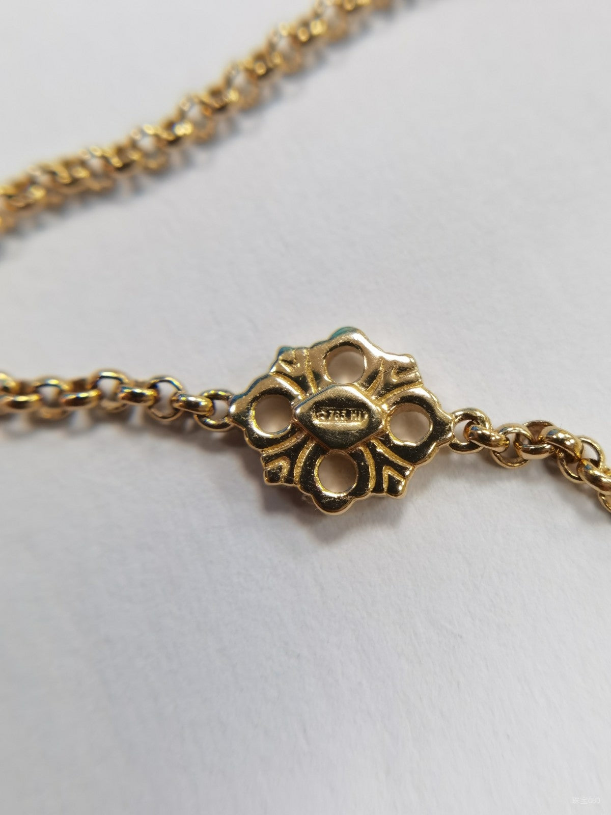 BQLT-XL969074 Enamel gold wire European style four-leaf clover pendant (guest version)