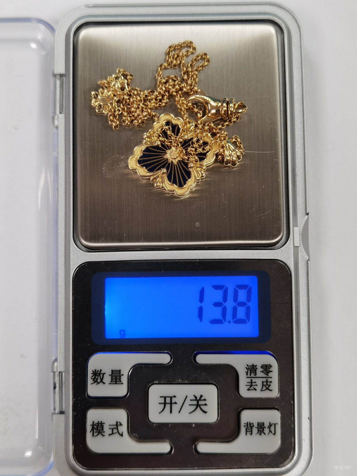 BQLT-XL969074 Enamel gold wire European style four-leaf clover pendant (guest version)