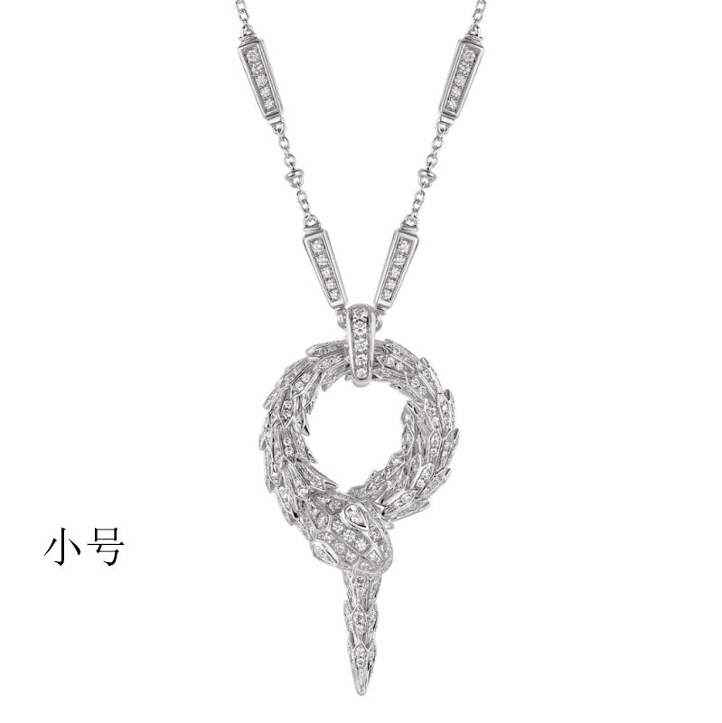 BGL-354085蛇卷身款满钻项链(小号)