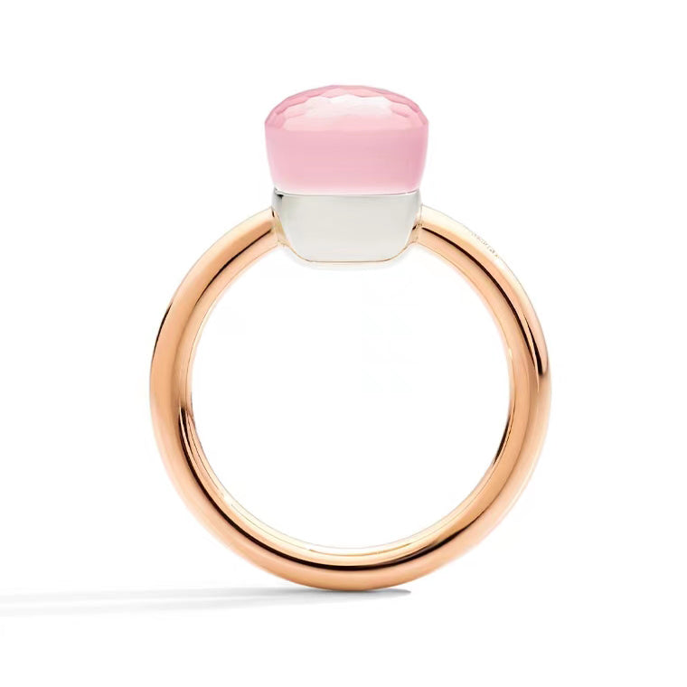 BMLD-PAB4030 small light cushion stone 8.6m gold wire arm ring