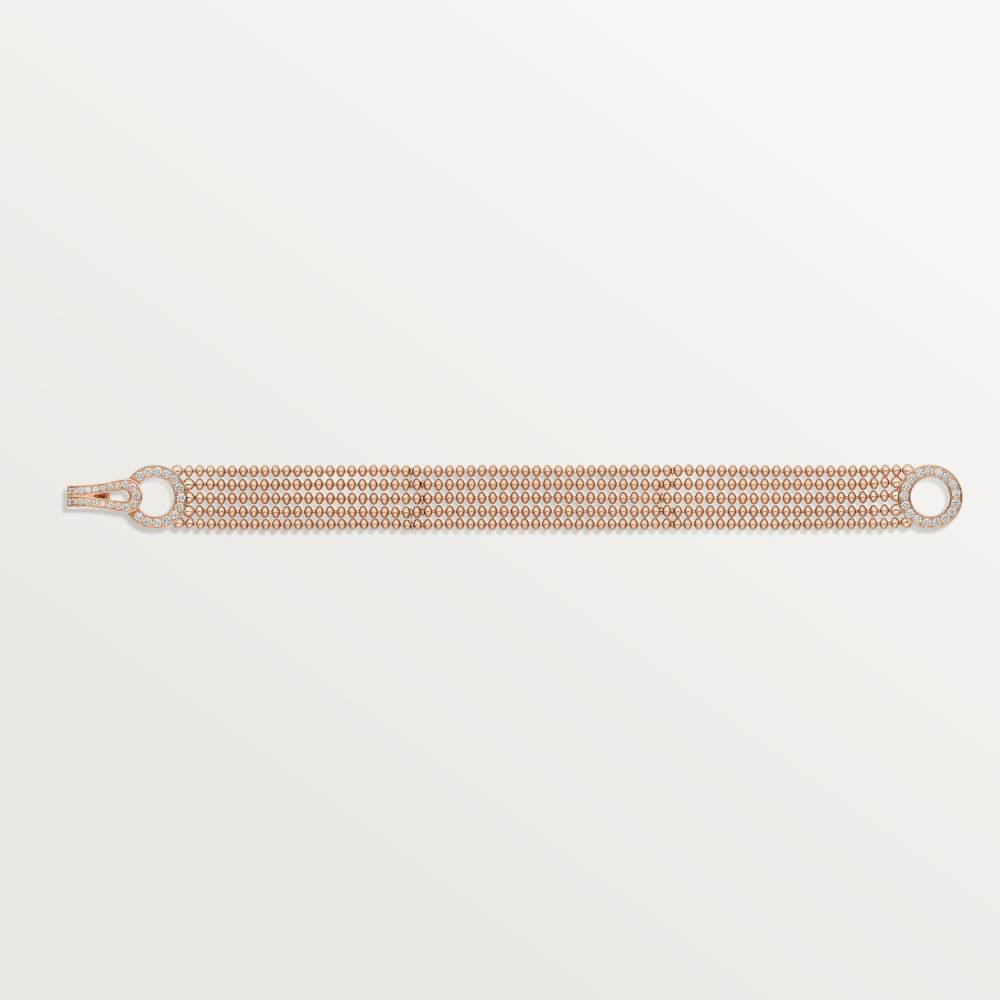 KDY-N6719017 geometric clip single circle beaded bracelet