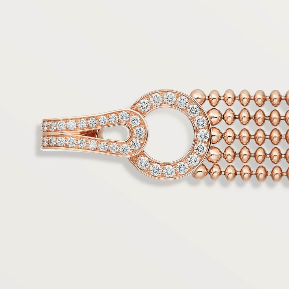 KDY-N6719017 geometric clip single circle beaded bracelet