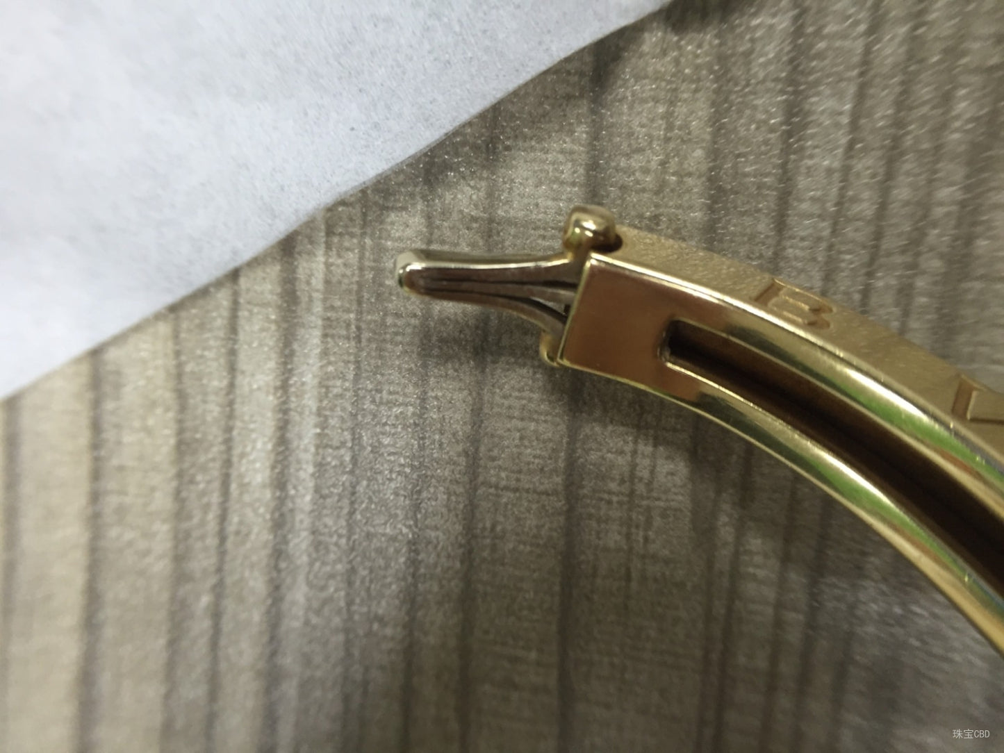 BGLBR856142 guest version Baogai light gold bangle on both sides