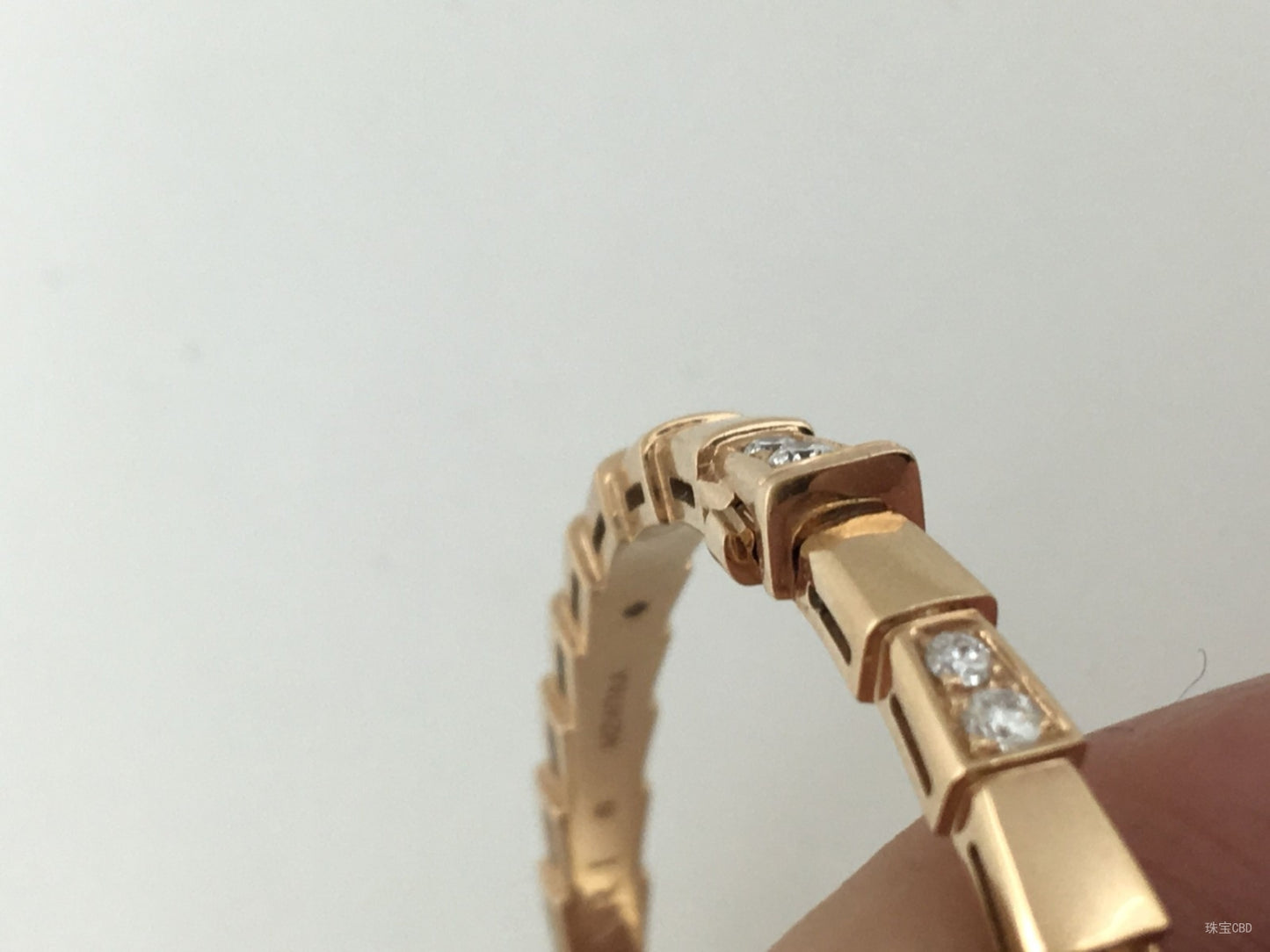 BGL-BR858319 straight half diamond snake body style bracelet