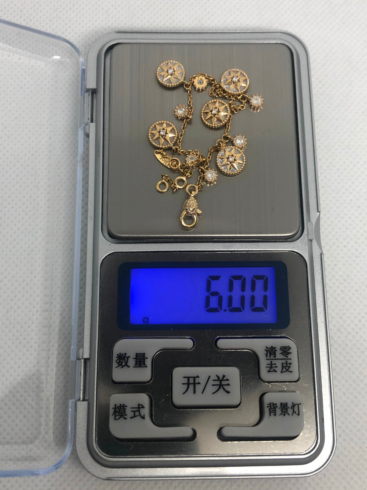DA-JRDV95128 8mm星星圆盘八茫星客版手链