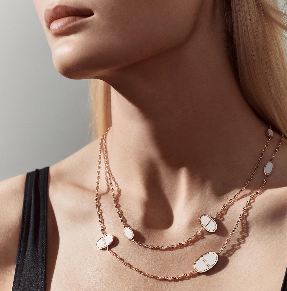 AMS-H121141B pig nose day long necklace