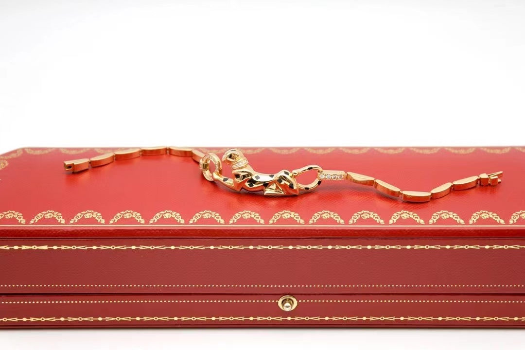 KDY-N6036700 sideways leopard bracelet (165mm)
