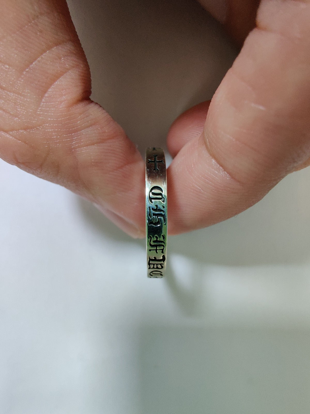 KLX-JZ46334140 guest version light gold letter ring 20#