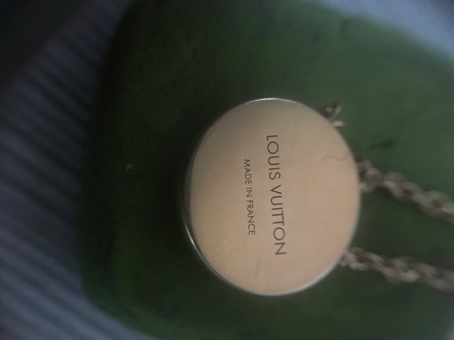 LV-Q93520 15mm wide plum blossom agate bolt chain pendant necklace (guest version)