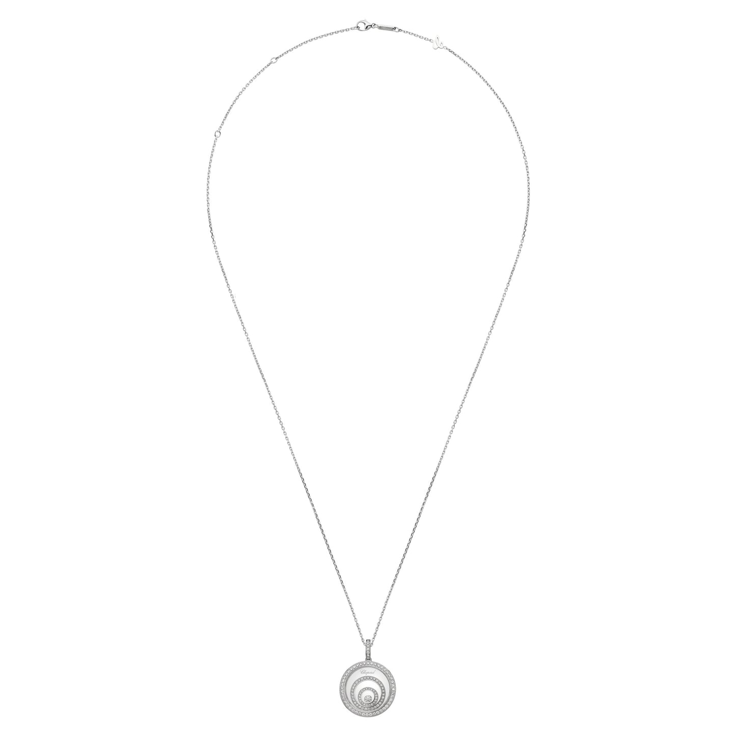XB-798231-1001 three-circle glass ring middle ring pendant