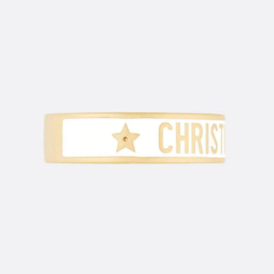 DIOR-R1256ODELQ 4.8mm letter bar ring