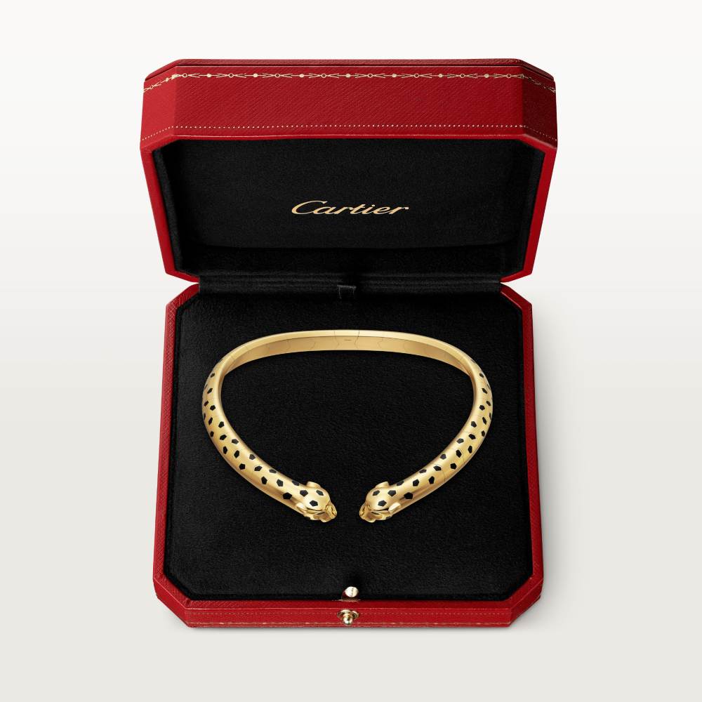 KDY-N7424434 Open Double Headed Leopard Necklace