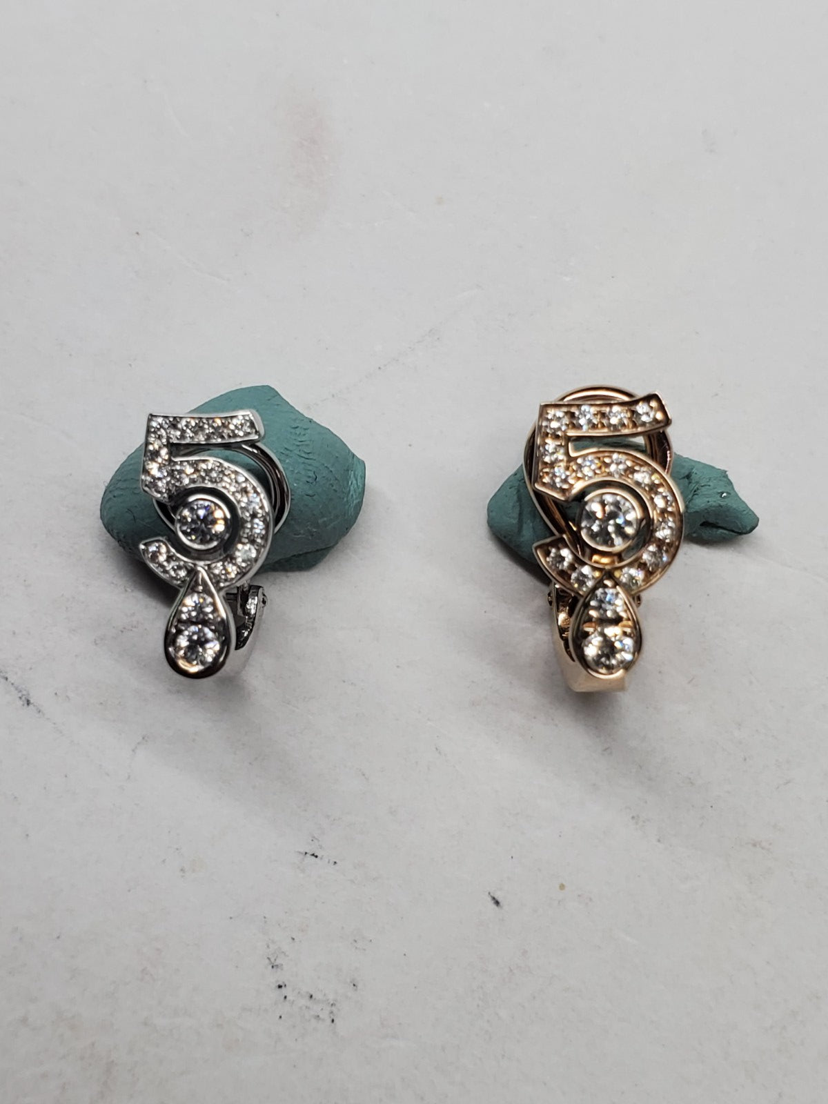 XNE-J12200 single earring 5-word ear clip (guest version)
