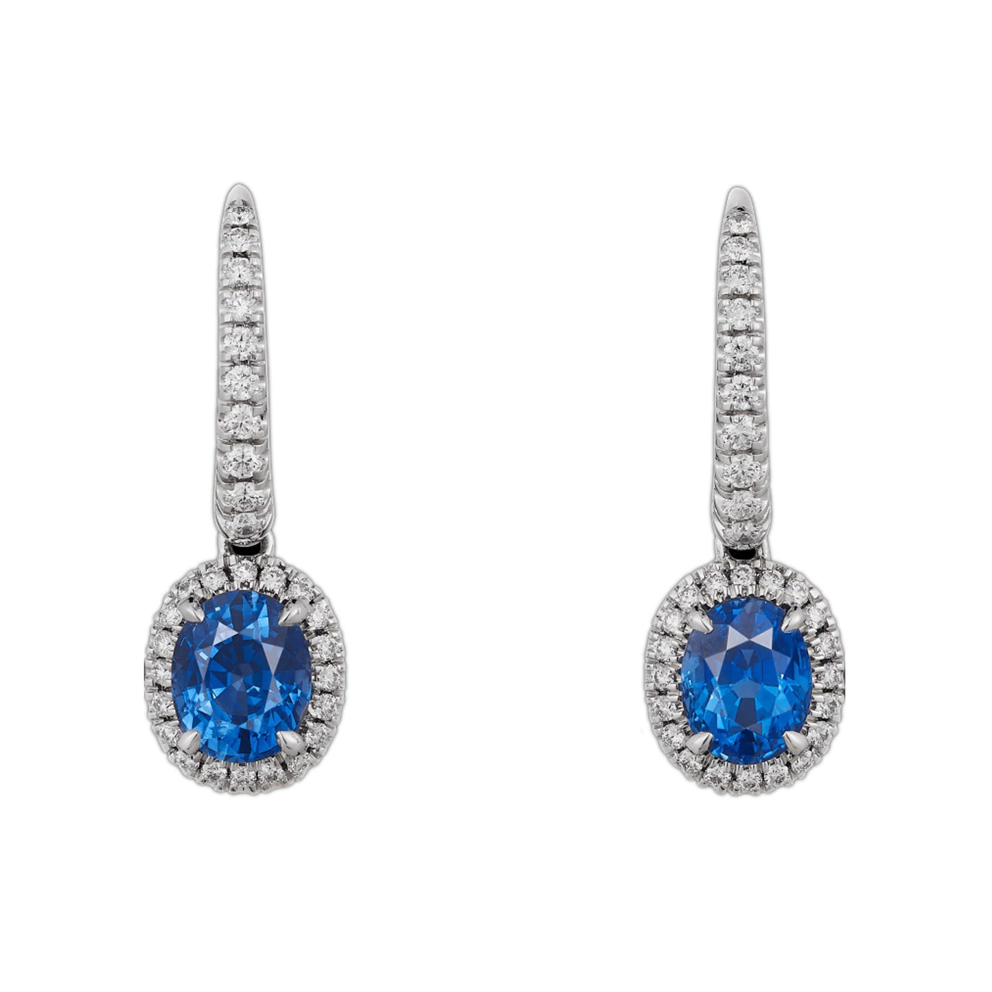 KDY-N8515210 surrounding stone main stone egg-shaped earrings