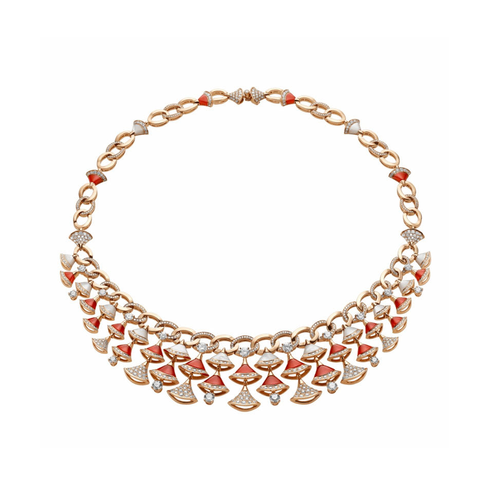 BGL-354092 fan-shaped skirt fan scarf necklace