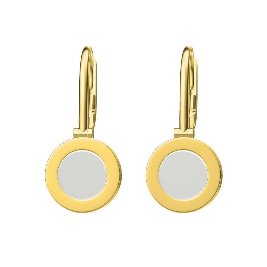 BGL-OR523668 round circle turning earrings