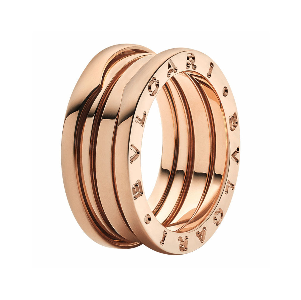 BGL-AN852405 guest version narrow version two circles light gold spring ring