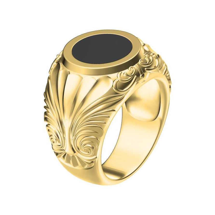 BGL-AN803436 coin retro ring