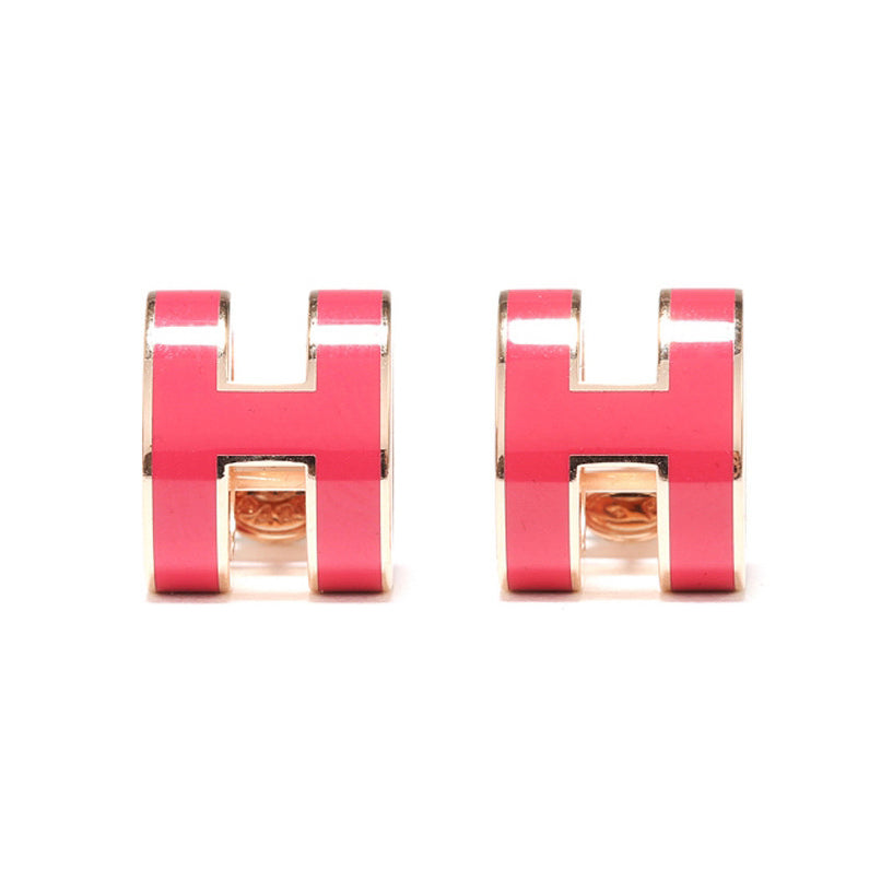 AMS-H egg-shaped earrings 1cmx1.2cm earrings