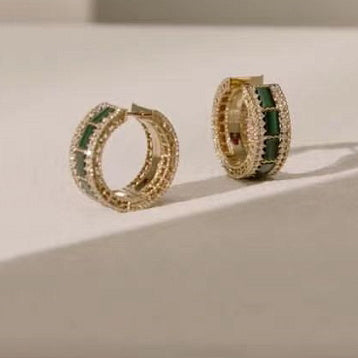 LBT-FR654821 twisted rope four-leaf clover 3 flower necklace