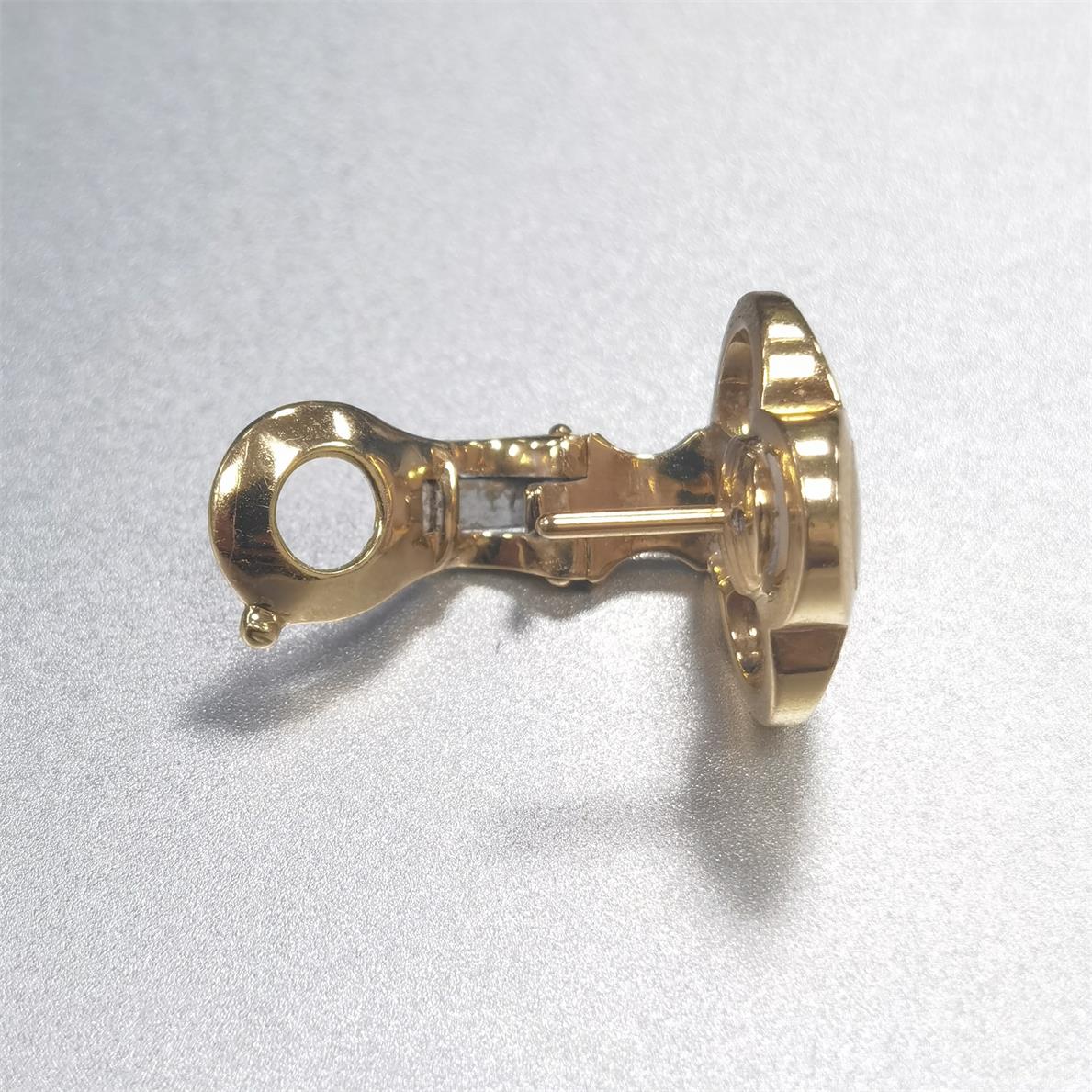 VCARB14000 16mm wave surface four-leaf clover ear clip guest version