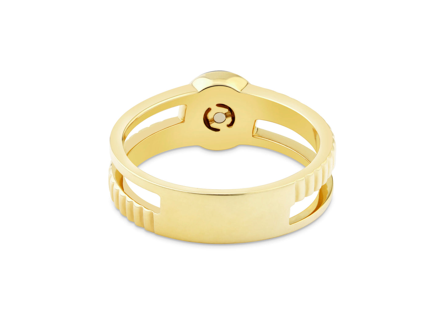 MARLI-UO56481 Crossed four-prong round diamond ring (round head 4.8mm, ring arm width 5mm)