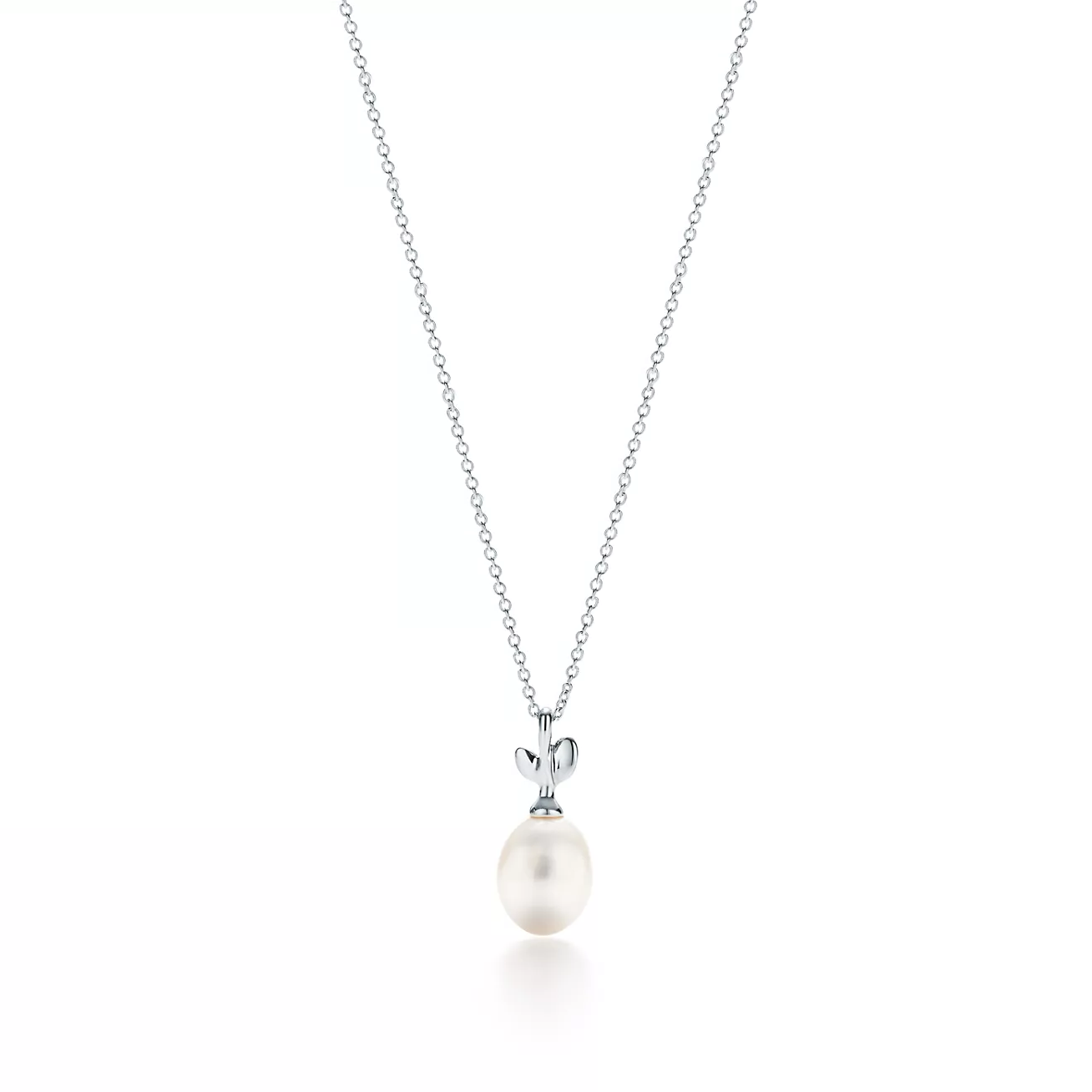 TIF-67544226 Leaf Pearl Pendant (Pearl 9MM)