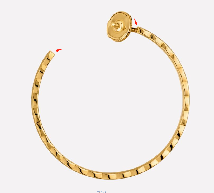 XNE-J12092 large forked earrings