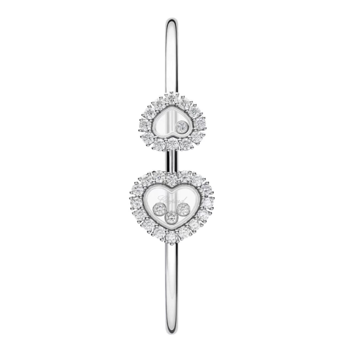 XB-85A615-1000 double heart-shaped open bracelet