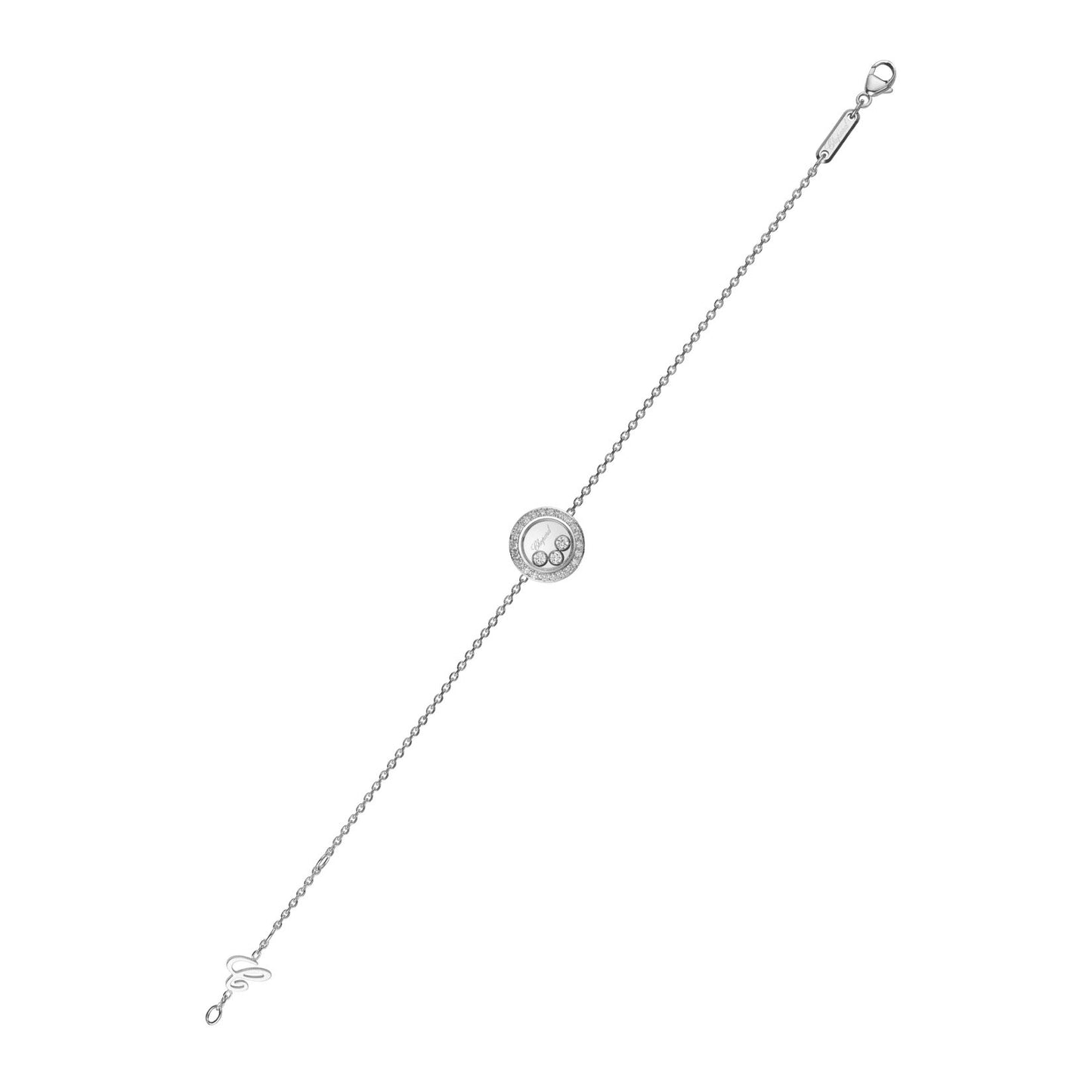 XB-85A018-1201 glass bracelet full of diamonds