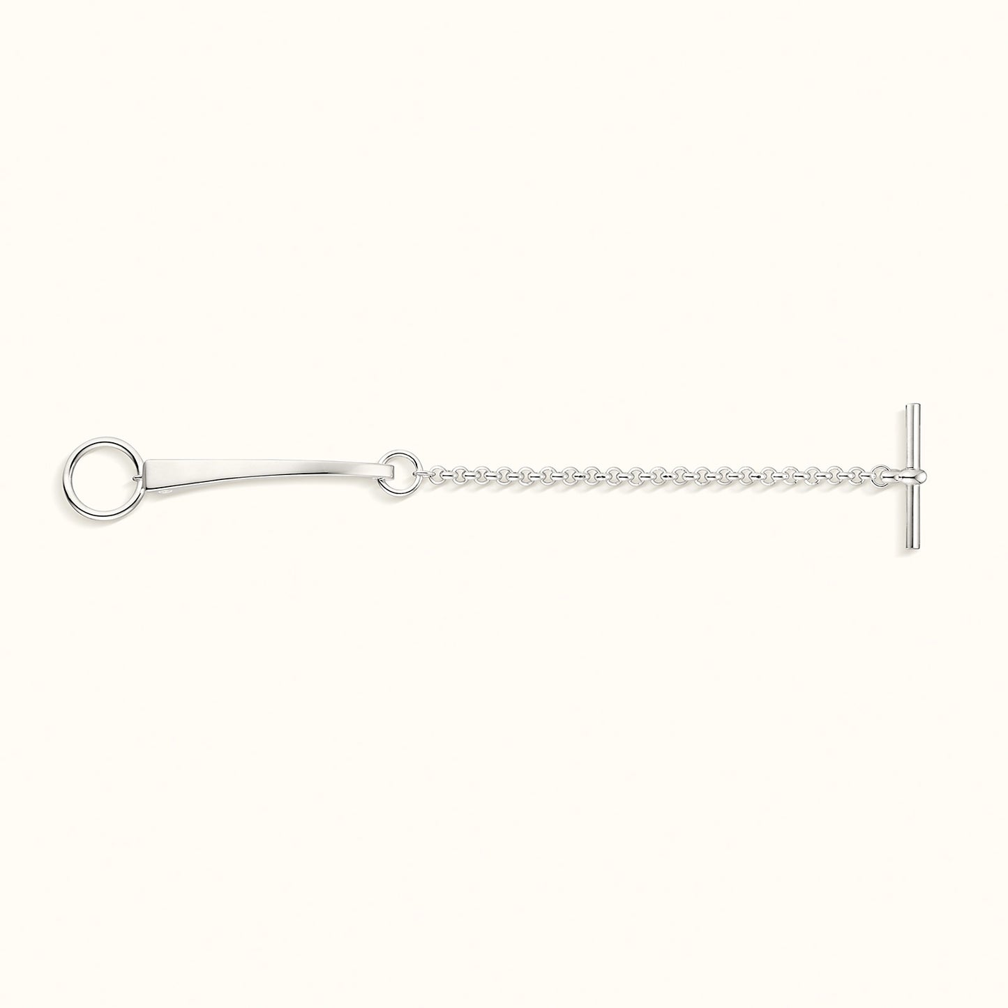 AMS-H122409B light gold forged nail bracelet