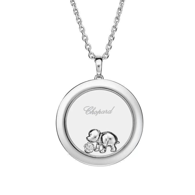 XB-79A434-1801 glass round pendant animal