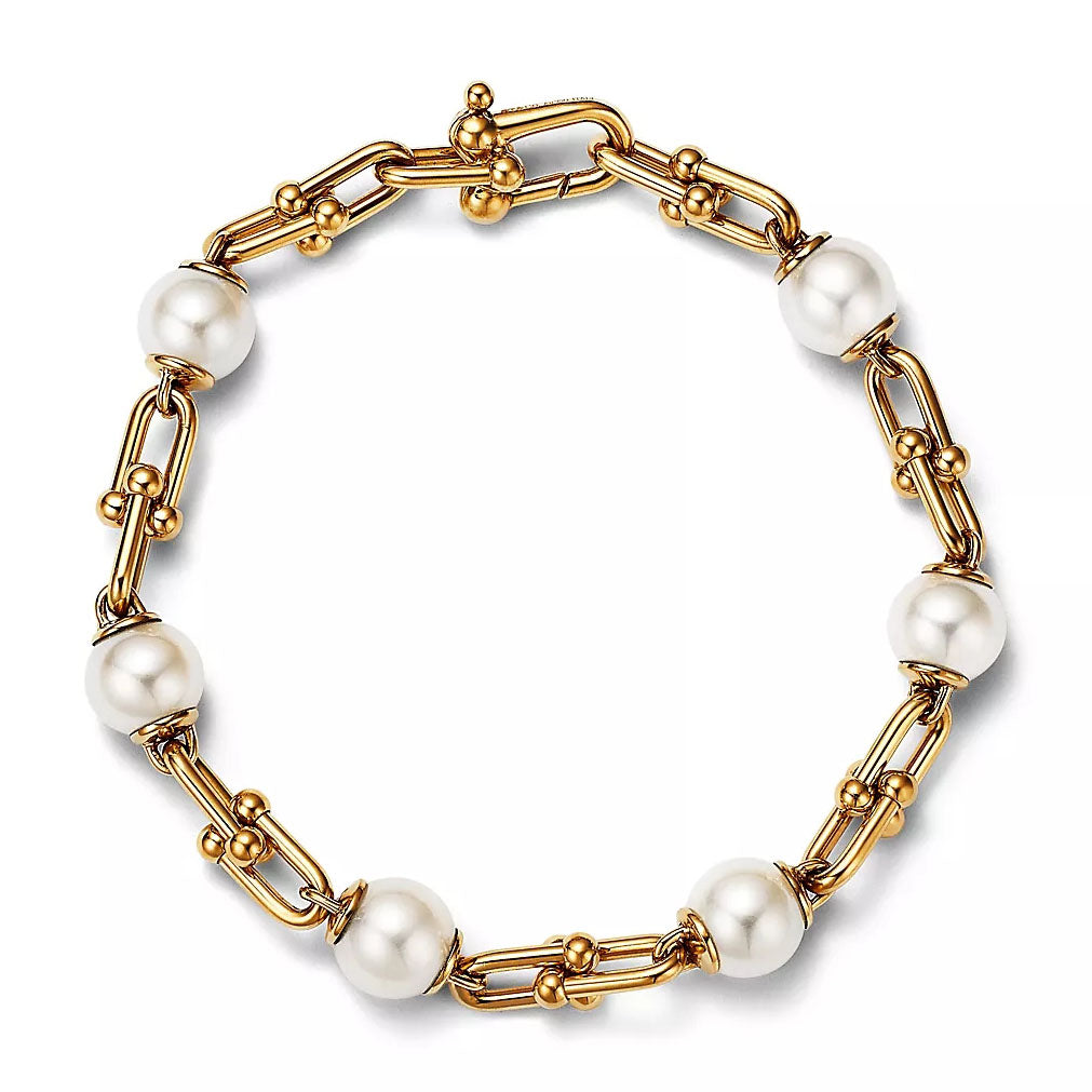 TIF-70606194 round ball U-shaped pearl bracelet 195mm