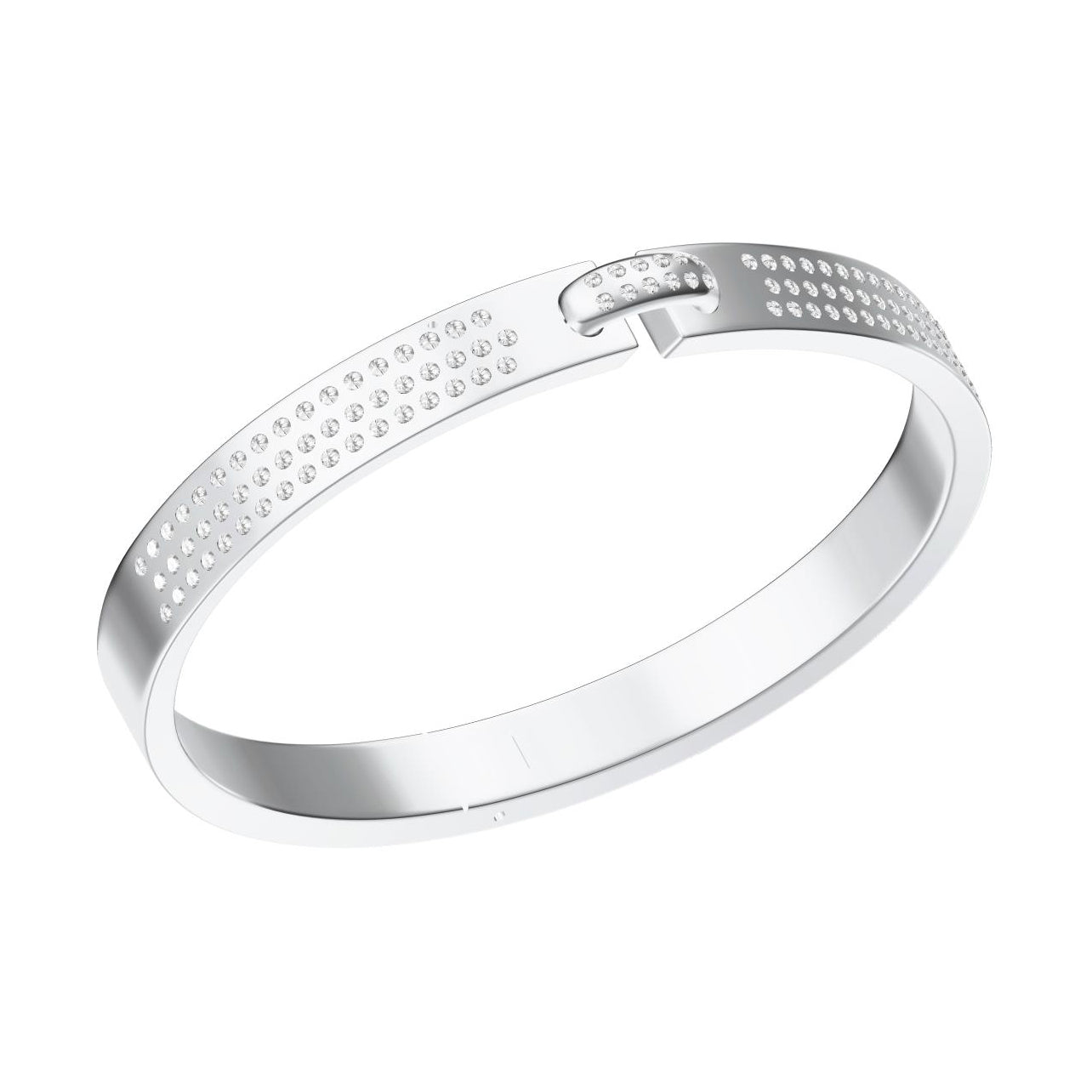 SM-Slash Bracelet Half Full Diamond 15# Three Rows of Diamonds