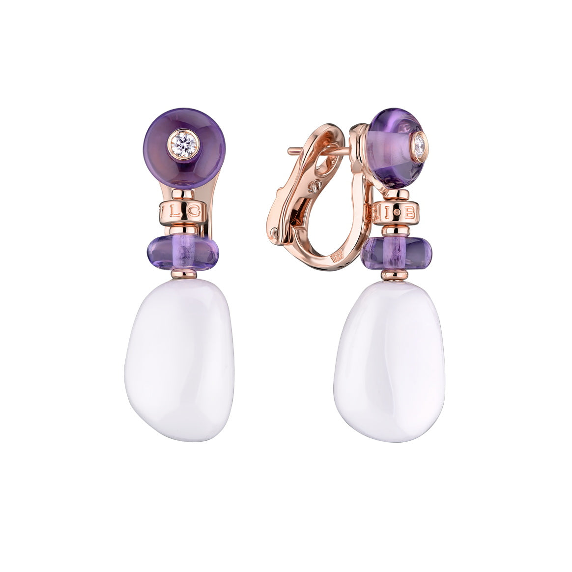 BGL-OR855889-346341 long ear clip, colorful treasure