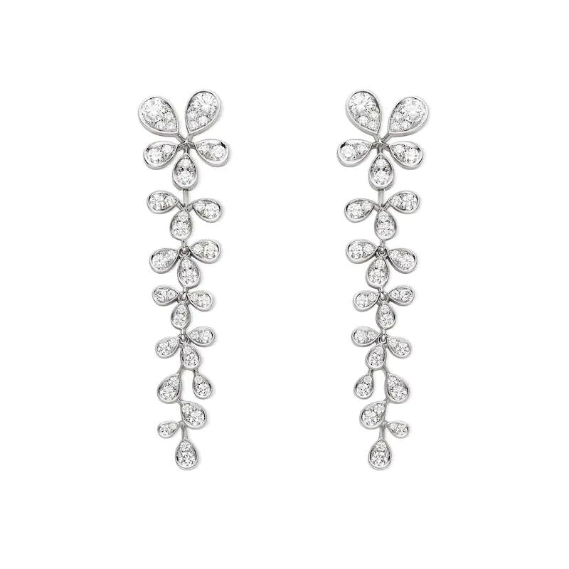 SM-083838 water drop long earrings 55.5mm