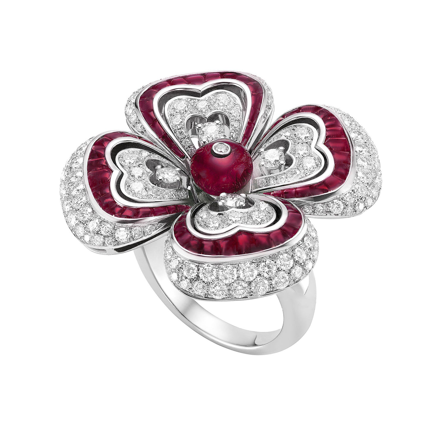 BGL-263373 round colorful wave face heart-shaped flower four-leaf clover square diamond ring