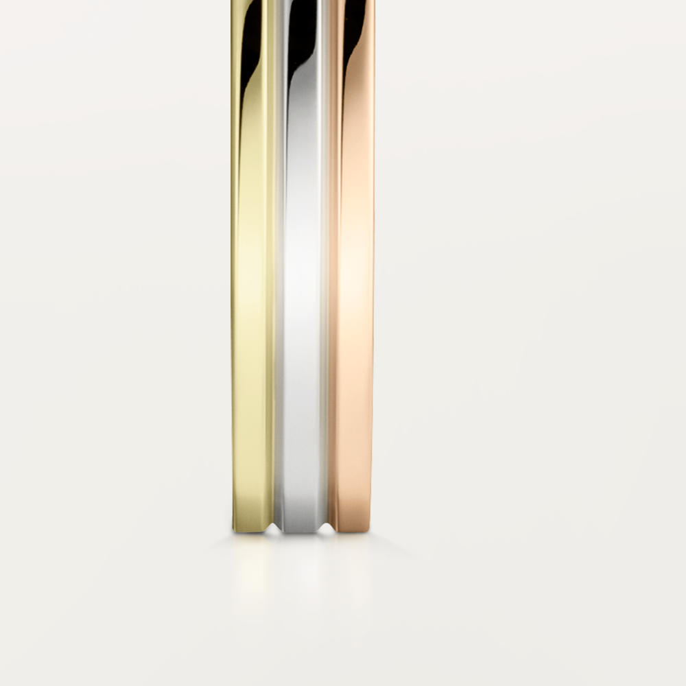 KDY-B4209900 straight three-color ring wedding strip