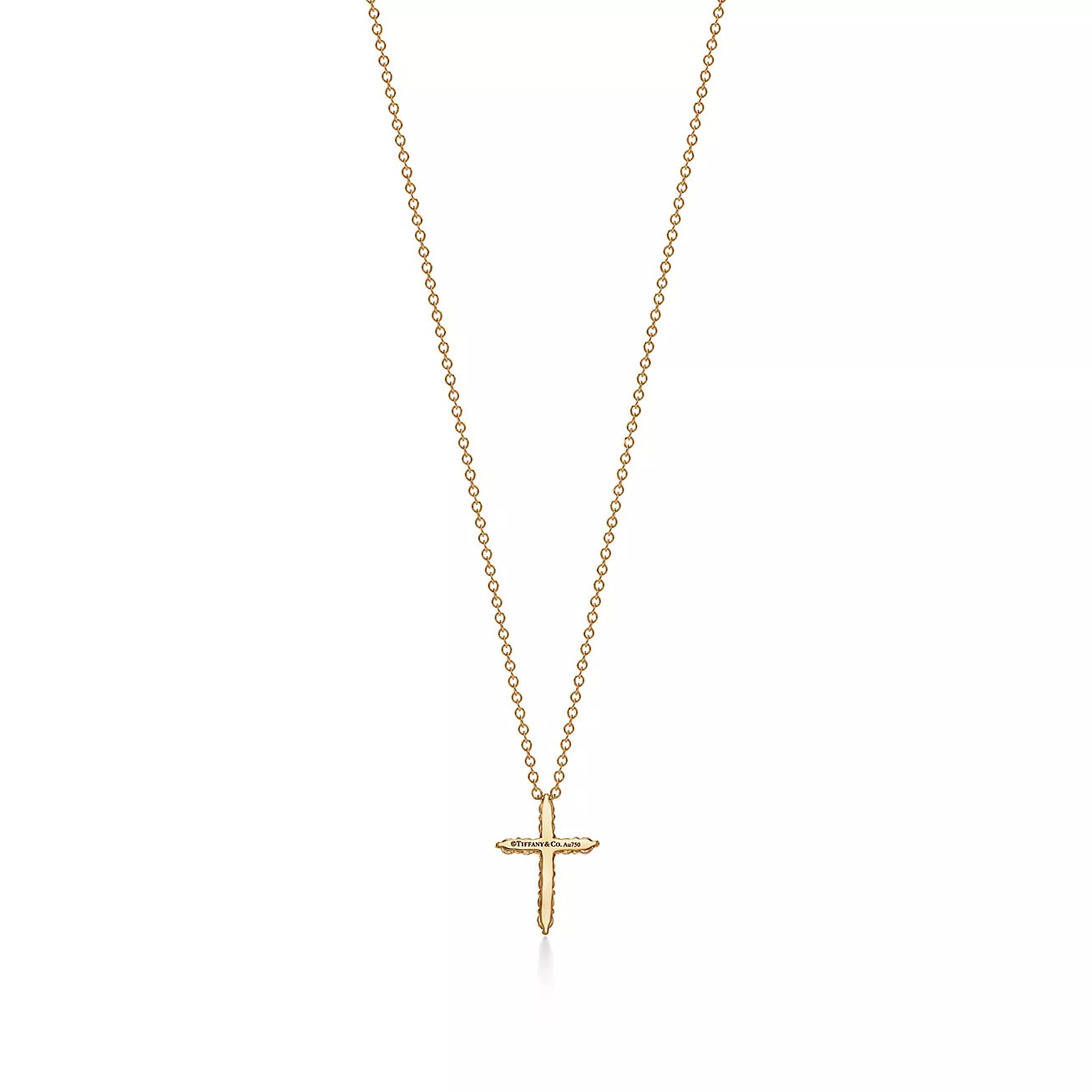 TIF-67124766 mini cross chain pendant necklace