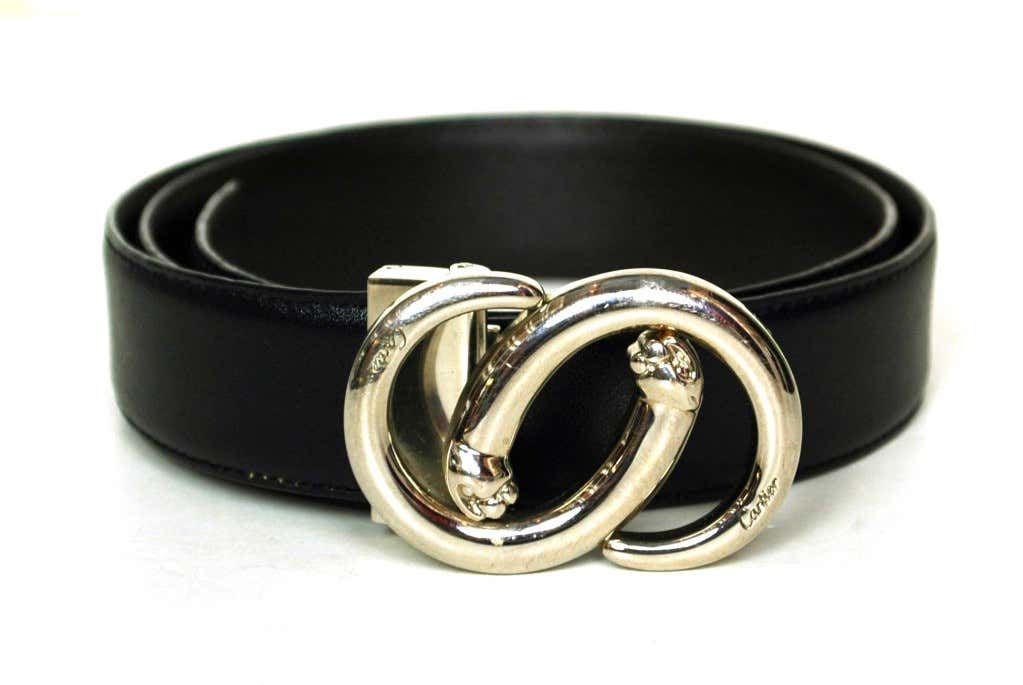 KDY-AU1302272 light gold semicircle double leopard belt buckle 36mm belt