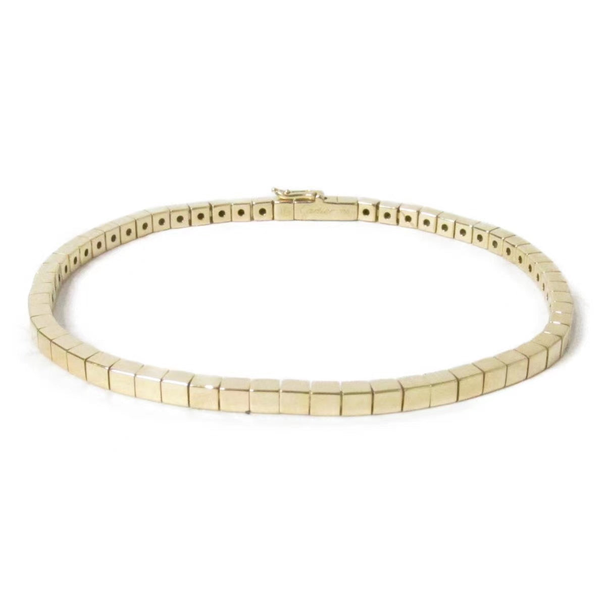KDY-B2886649 light gold square plaid bracelet